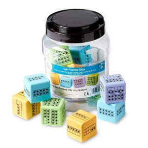 Hand2Mind - Ten Frames Dice (Set of 12) - Image 2