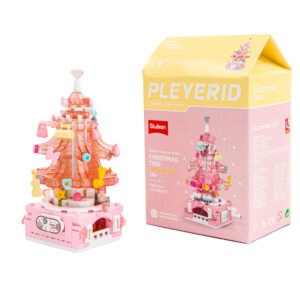 Sluban - Pleyerid - Pink Christmas Tree - Image 1