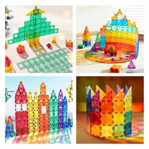 Mideer - Colourful Magnetic Tiles Warm Colour - 20pcs - Image 4
