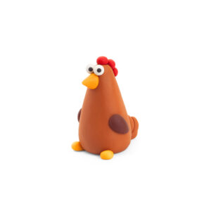 Hey Clay - Modelling Air-Dry Clay with Fun Interactive App - Hen, series Farm Birds, 3 cans - Image 3