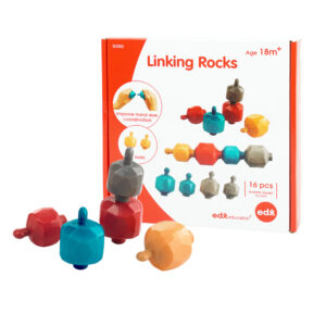 EDX Education - Linking Rocks - 4 Colours & 2 Sizes - Activity Guide - 16pcs - Image 1