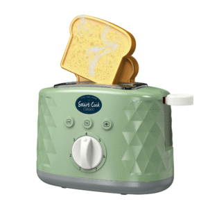 Pretend & Play Pop-Up Toaster Set with Timer - Green - Image 3
