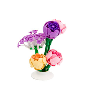 Sluban - Pleyerid - Flowers - Peony - 198pcs - Image 2