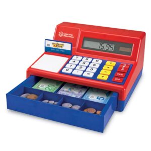 Learning Resources - Pretend & Play® Calculator Cash Register with Euro Currency - Image 4