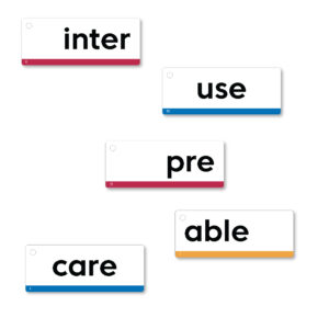 Hand2Mind - Word Builders: Morphology Card Set - 217 Pieces - Image 4