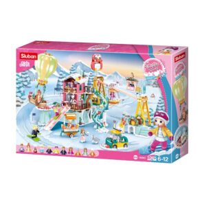 Sluban - Winter Travel In Snow - Ski Field - 1065pcs - Image 3