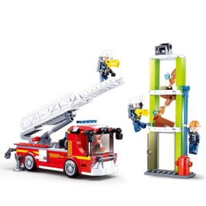 Sluban - Fire - Fire Engine - 343pcs - Image 4