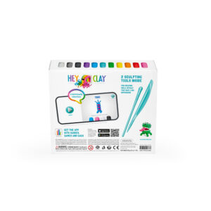 Hey Clay - Modelling Air-Dry Clay with Fun Interactive App - Aliens, 15 cans - Image 4