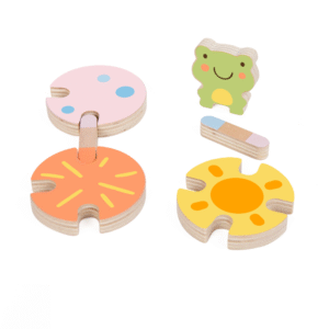 Classic World - Lotus Leaf Game - Wooden Colour & Shape Matching Toy - 31pcs - Image 3