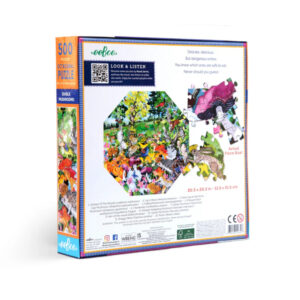 eeBoo - Edible Mushrooms 500 Piece Octagonal Puzzle - Image 3