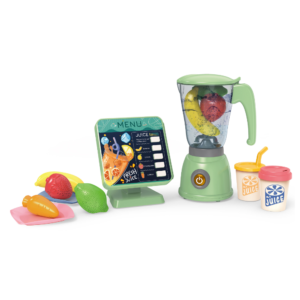 Pretend & Play Blender Set with Sound, Spinning Action & Ordering Station - Green - Image 3