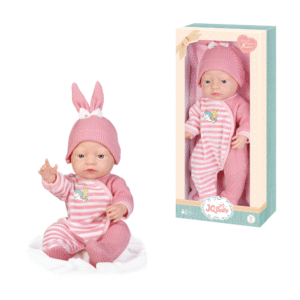 Baby Doll with Pink Clothing & Accessories - Vinyl Body - 40cm - Image 3