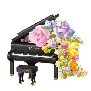 Cogo - Building Block Set - Flower Piano - 841 Pieces - Image 3