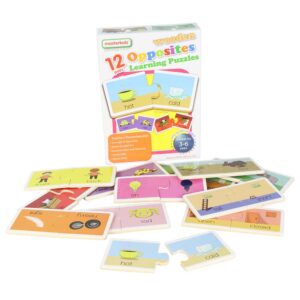 Masterkidz - Wooden Puzzle - Opposites - 24pcs - Image 1