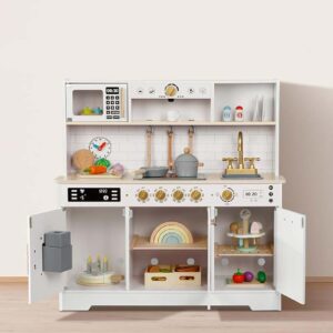 TookyToy - Pretend Play Wooden Kitchen Set - Image 5