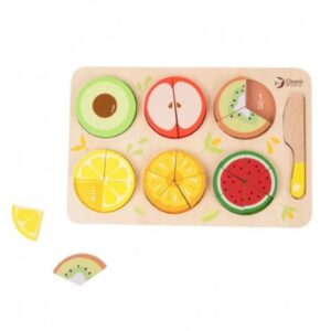 Classic World - Fruity Fractions - Cutting Fruit Puzzle - 23pcs - Image 5