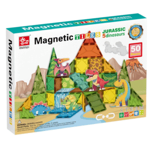 Magnetic Tiles - Dinosaur Set - 50 Pieces - Image 3