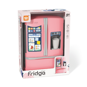 Pretend & Play Refrigerator with Sound Effects & Ice Dispenser - Pink - Image 3