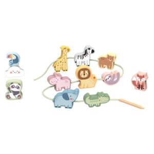 TookyToy - Fine Motor Lacing Animals Set - Image 1