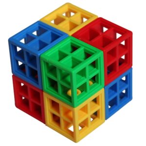 Greenbean - Linking Cubes - Interlocking Building Blocks - 75pcs in Gift Box - Image 3