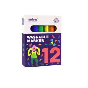 Mideer - Markers Washable - 12 Colours - Image 2