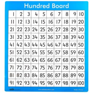 EDX Education - Hundred Board Giant 1Pc 102cm x 107cm D/Sided