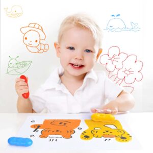 Mideer - Pea Beeswax Crayons - 12 Colours - Image 4