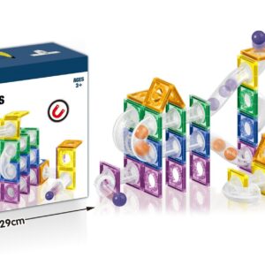 Cogo - Magnetic Tiles with Track Ball - 84 Pieces - Image 2