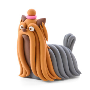 Hey Clay - Modelling Air-Dry Clay with Fun Interactive App - Shepherd, Yorkie, Bull Terrier, Series Dog Story, 6 cans - Image 3