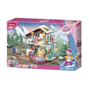 Sluban - Winter Travel In Snow - Resort - 439pcs - Image 3