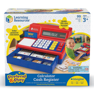 Learning Resources - Pretend & Play® - Calculator Cash Register with UK Currency - Image 3