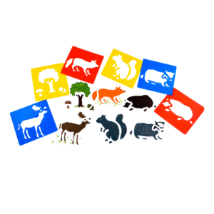 Anthony Peters - Woodland Animal Stencil Set - 6 Pieces - Image 1