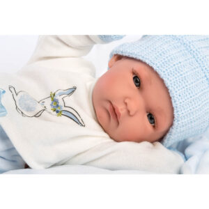 Llorens - Baby Boy Doll with Clothing & Sleeping Cushion: Bimbo - 35cm - Image 2