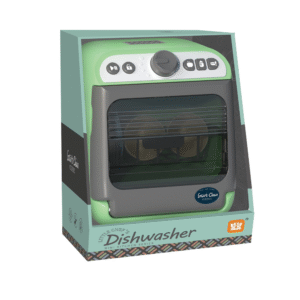 Pretend & Play Dishwasher Set with Sound, Lights & Water Spray Effect - Green - Image 3