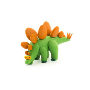 Hey Clay - Modelling Air-Dry Clay with Fun Interactive App - Stegosaurus, series Dinos, 3 cans - Image 3
