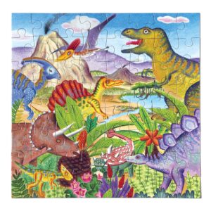 eeBoo - Dinosaur Island 64 Piece Puzzle - Image 3