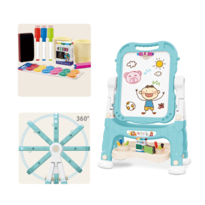 Cogo - Double-Sided Easel - Magnetic Drawing Board & Accessories - Image 2