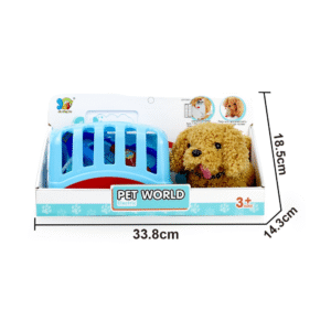 Cogo - Pretend & Play Electric Dog Care Kit with Pet Vet Accessories - Brown Dog - Image 1