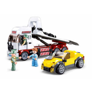 Sluban - Town - Car Trailer - 338pcs - Image 3