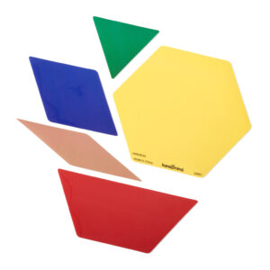 Hand2Mind - Pattern Block Demonstration Clings: 47 Pieces - Image 3