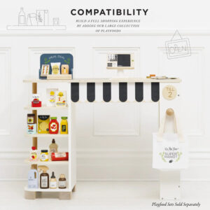 Le Toy Van - Pretend & Play - Wooden Supermarket Till Checkout & Accessories - Image 3