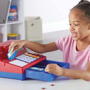 Learning Resources - Pretend & Play® Calculator Cash Register with Euro Currency - Image 3