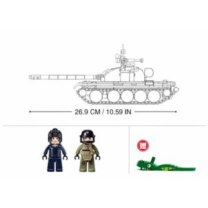 Sluban - Model Bricks - Medium Tank 3-in-1 - 604pcs - Image 4