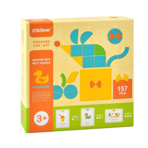 Mideer - Geometric Felt Puzzle - 157pcs - Image 6