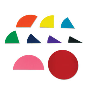 Hand2Mind - Rainbow Fraction® Circles Demonstration Clings: 51 Pieces - Image 2