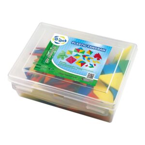 Gigo - Tangrams + 5 Activity Cards 105pc Container - Image 2