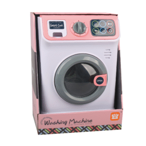 Pretend & Play Washing Machine with Sound and Spinning Action - Pink - Image 5