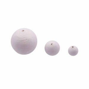 Anthony Peters - White Paper Spheres (Assorted Sizes): 50 Pieces - Image 1