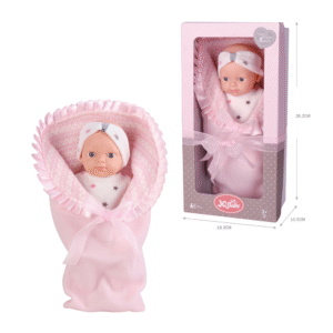 Baby Doll with Pink Clothing & Accessories - Vinyl Body - 30cm - Image 3