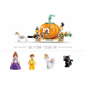 Sluban - Girls Dream - Pumpkin Carriage - 320pcs - Image 4